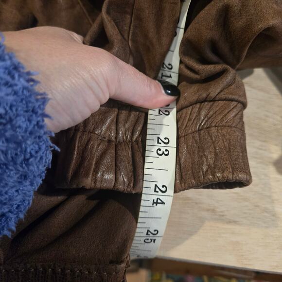 Vintage G-III Global Indentity Leather bomber jacket sz M - Picture 13 of 13